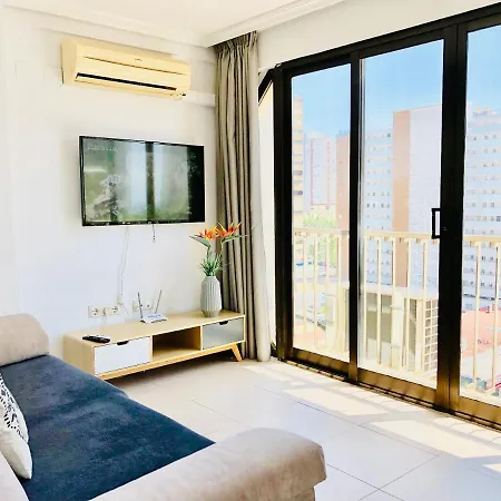 One Bedroom Appartement At Benidorm 350 M Away From The Beach With Sea View Shared Pool And Balcony Appartamento